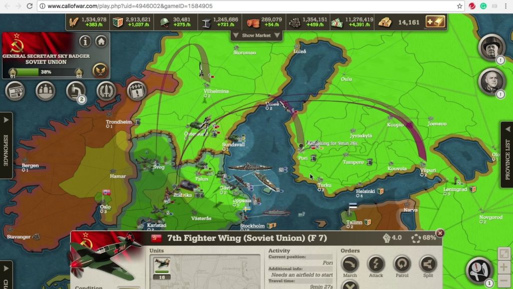 modern war game similar to call of war 1942