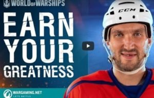 Alexander Ovechkin Is Now A World of Warships Captain