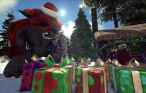 ARK: Survival Evolved Transformed Into Winter Wonderland With Raptor Claus